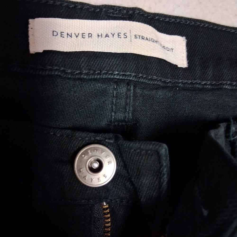 4/20$ Denver Hayes Men's Black Slim Jeans - Picture 4 of 6
